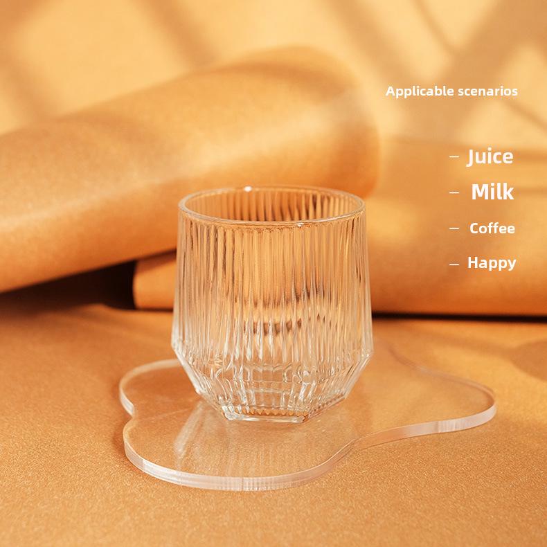 Sechseckiges Diamantglas: Bunter Getränke- und Whiskybecher