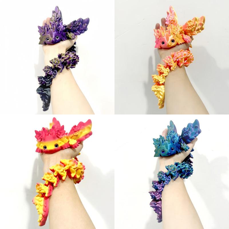 3D Print Salamander Dragon Desktop Ornament 3d Print Animals Home Office Crafts Print Characters Christmas Gift Action Figur