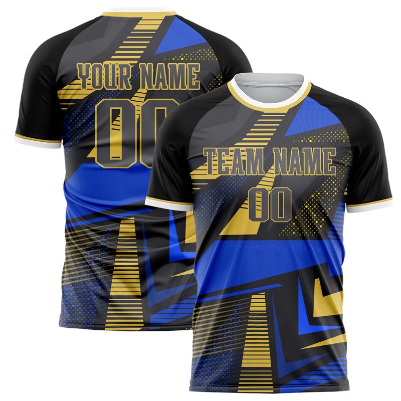 Přizpůsobené Fotbalové Tričko s Názvem Týmu a Číslem Personalizované DIY Kulatý Výstřih Černé Sportovní Trička Volné Rychleschnoucí Týmové Uniformy