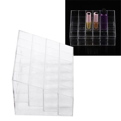 Lipstick , Transparent Lipstick Holder with 24 Slots Lipstick Holder Cosmetic Makeup Lipstick Holder