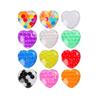 Heart Shaped Stress Relief Balls, Face Water Bead Toys, Sensory Balls For Kids Adults, Colorful Balls For Anxiety Relief,Classroom Prizes