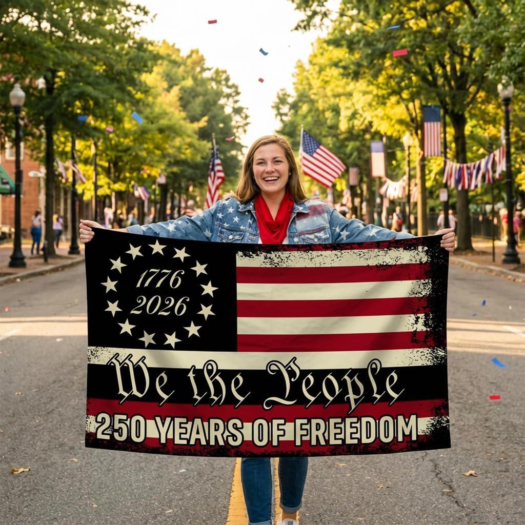 250th Anniversary American Flag Garden Decoration Flag