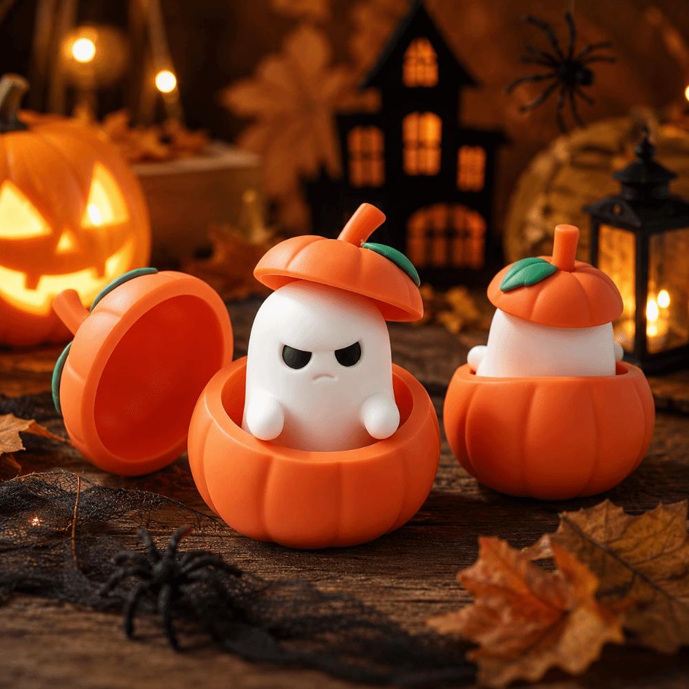 Halloween Party Props Pumpkin Ornaments Funny Candy Box Home Desktop Decoration