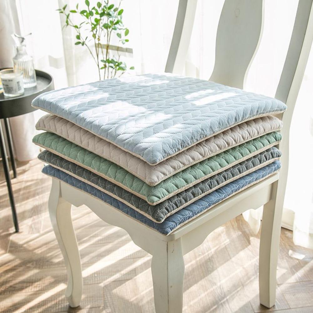 Square Seat Cushion Thick Car Seat Pad Durable Chair Mat  Four Season