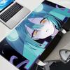 Anime Gaming Mouse Mat Hatsune Miku Mouse Pad for Desk Mousepad NonSlip Rubber Base Computer Keyboard Wrist Rest for Office PC