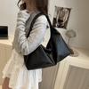 Leisure Soft Leather Tote Bag Vintage Women's Armpit Bag Trendy Large Shoulder Bag  Girls