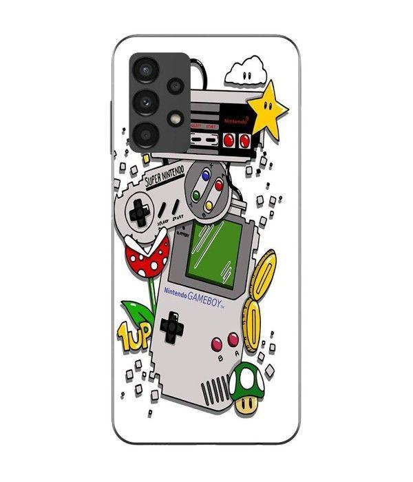 Coque Maniacase Pour Samsung galaxy A13 4g Consoles nintendo vintage old school
