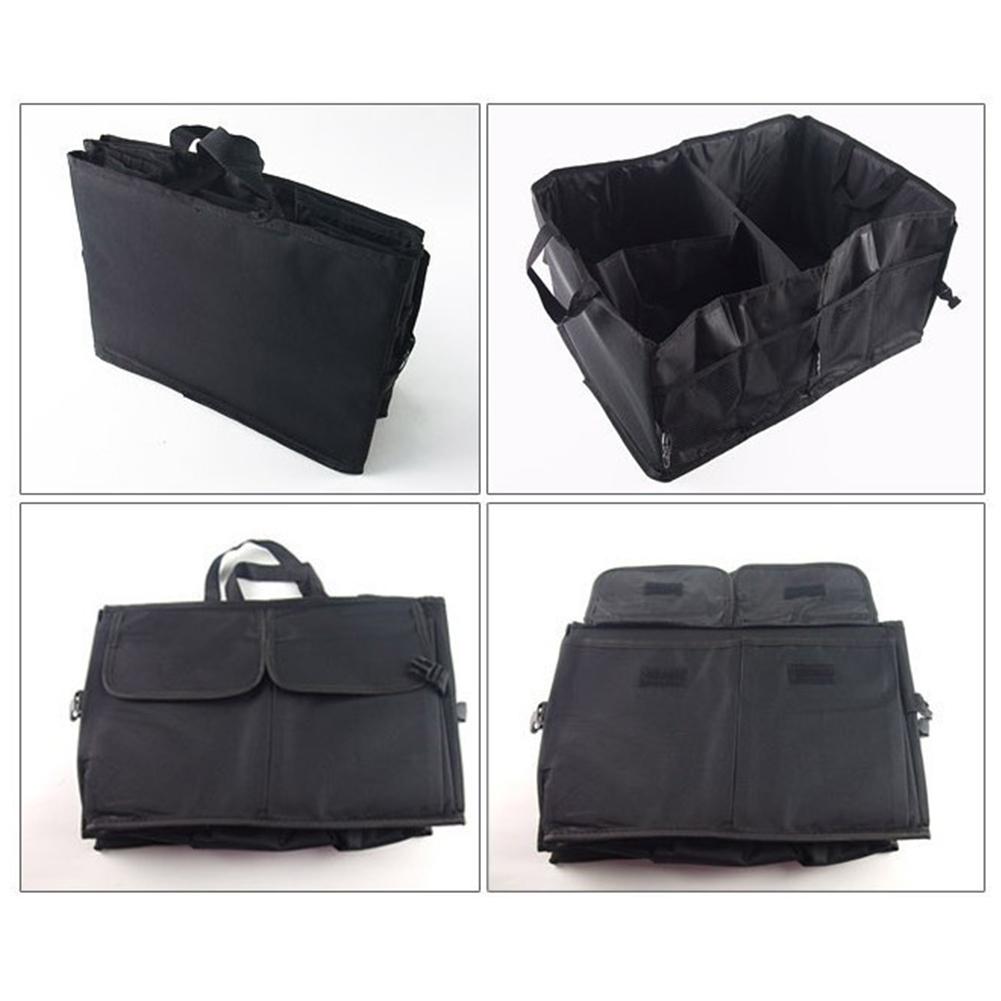 Foldable Multipurpose Cargo Trunk Organizer Car Storage Bag with Handles