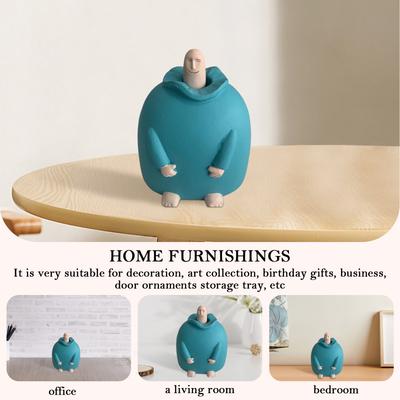 Resin Hand Sculpture Decor Ornaments Funny Hand Gesture Statue Artwork Handicraft Christmas Gift for Home Office Desk