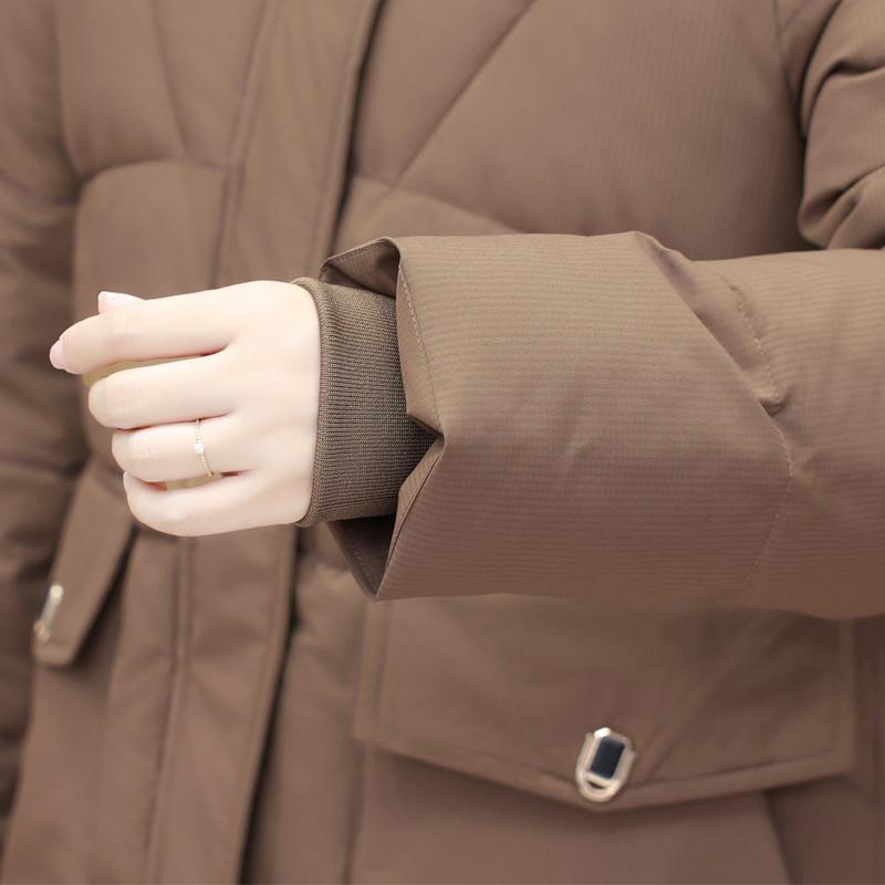 Winter Coat Female Long Parkas Hooded Elegant Thick Warm Jacket Winter Clothes High Quality