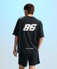 Leijibi [Set] Hydro Mesh Performance Short Sleeve Rash Guard + Swim Shorts Set W (4 Colors)