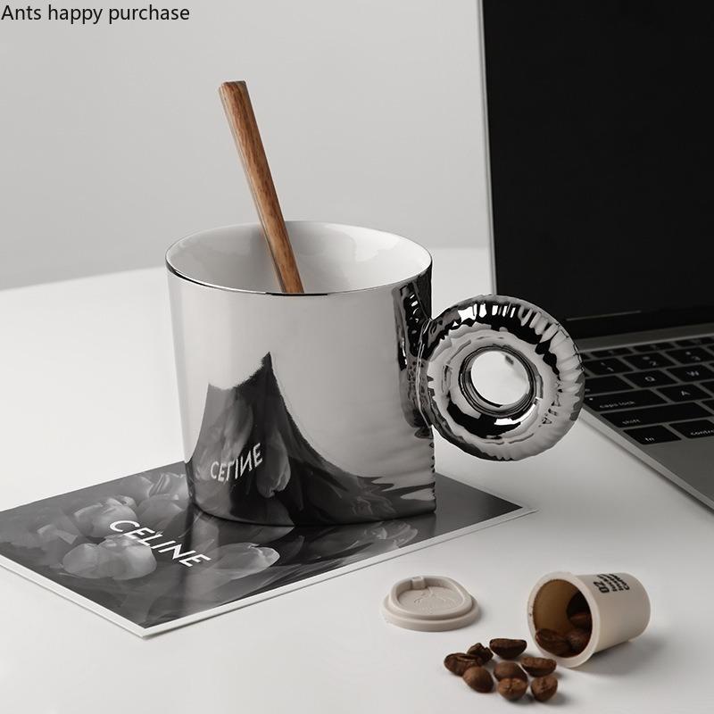 250ml Ceramic Mug Creative Coffee Cup Afternoon Tea Cup Milk Tea Cups Coffee Mug Gift Box Tea Mugs Water Glasses Milk Mugs