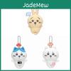 Adorable Creative Self-mocking Bear Plush Toy With Long Mushroom Keychain Gift For Kids