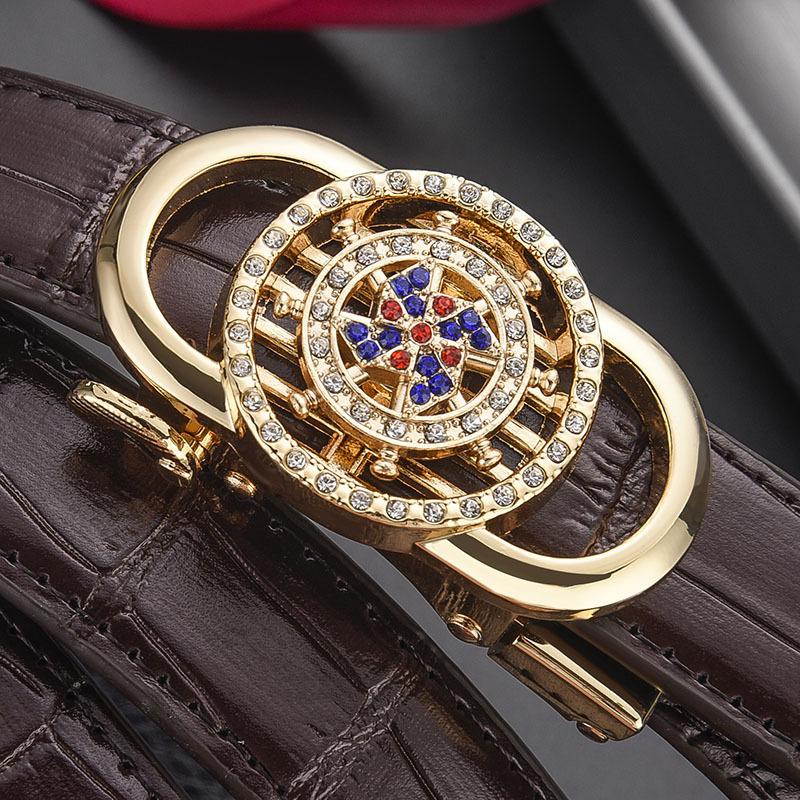 Mei Mary Women's leather belt - genuine leather casual versatile fashion belt - good luck & trendy cowhide waist belt