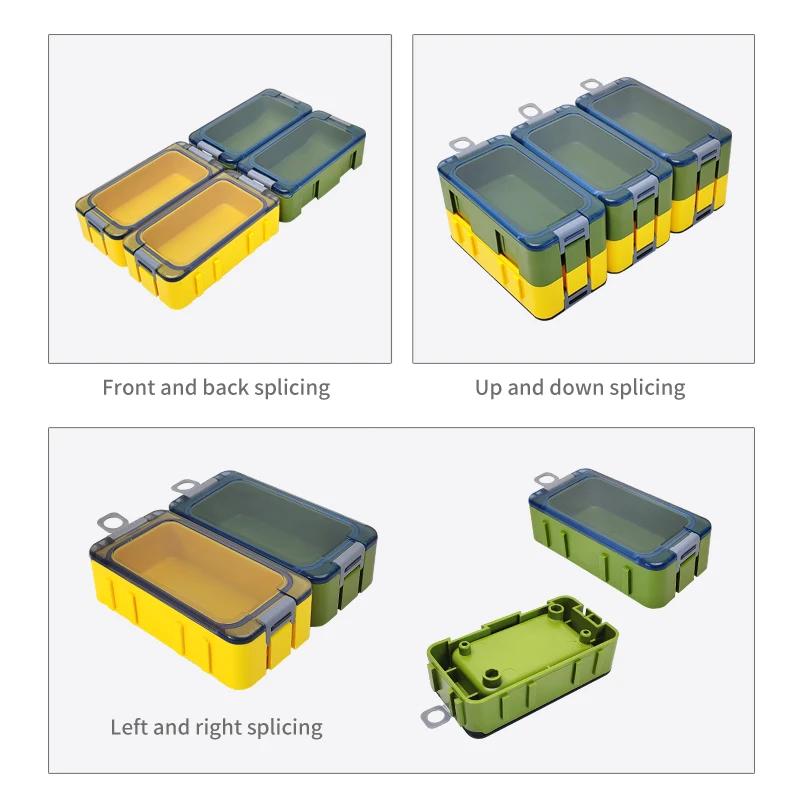 Angeln Leuchtet-im-Dunkeln Werkzeugkasten Mini Spleiß Aufbewahrungsbox Kunststoff Zubehör Aufbewahrungsbox Hartköder Behälter Karpfen
