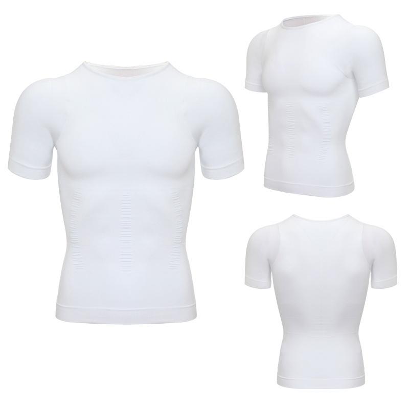 Canotta Snellente per Uomo Ginecomastia Maglie a Compressione Toracica Modellante per il Corpo Top Controllo Pancia Shapewear