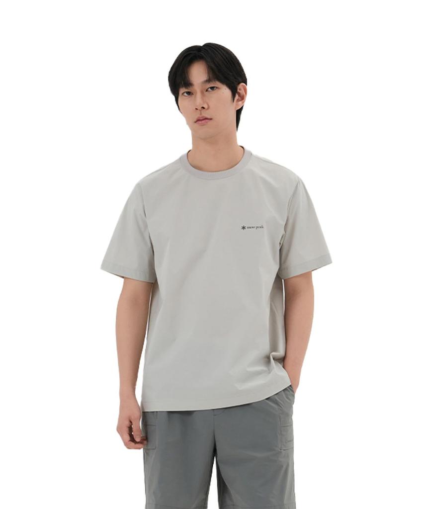 Snow Peak Thin-tech Woven Short Sleeve T-Shirt, Size 2XL (LBG)