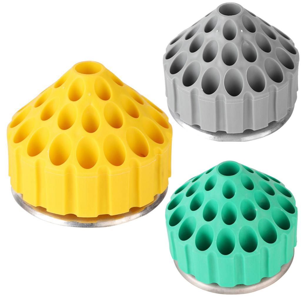 Rotatable Bur Holder Drill Bit Tap Stand Grinding Carving Tools Organizer Box