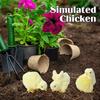 5 PZ Pollo Peluche Simulazione Pulcini Pasquali Realistici Decorazione Animale Peloso Pasquale Miniatura Oggetti di Scena Fotografica per la Casa