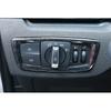 Fit For BMW X1 F48 2016-2022 Black Wood Grain Function Control Button Frame Trim