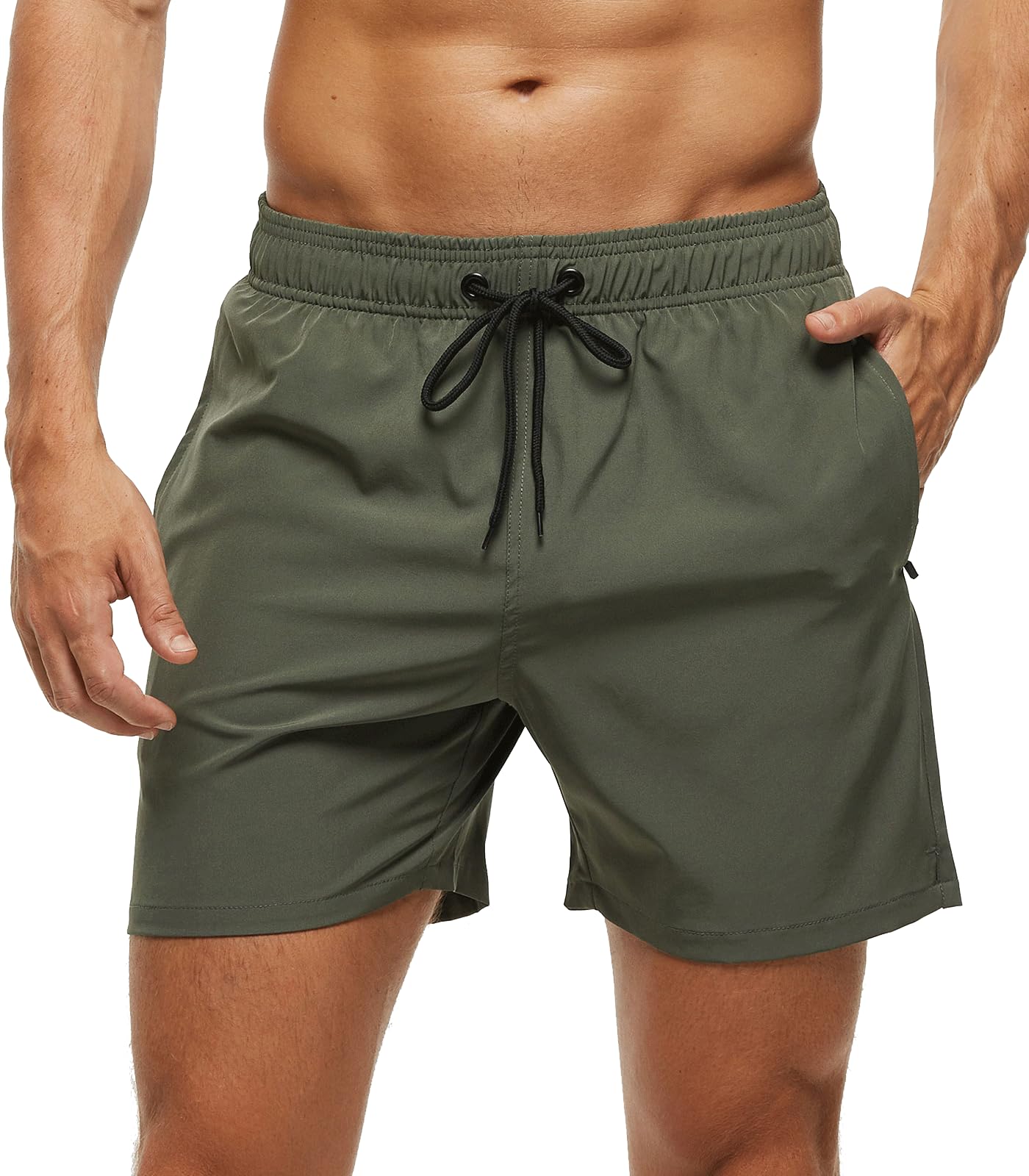 

Пляжные шорты для серфинга с сетчатой подкладкой [Hilarocky] Мужская одежда для плавания, Штаны, Штаны, Шорты, Одежда для плавания, Эластичные, Амфибийные, Быстросохнущие, Пляжные,