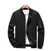 Spring And  Youth Men's Stand Collar Zipper Casual Jacket Men's Coat