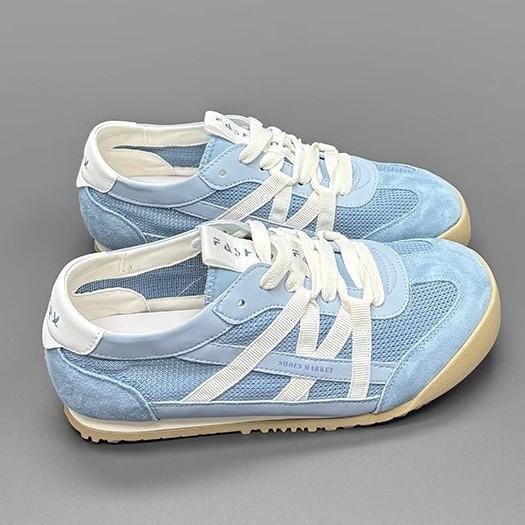 Cowhide version~ round head mesh breathable German training shoes for women's 2025 summer new lightweight and transparent network leisure spo