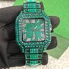 Hip Hop Full Quartz Wristwatch Men Couple Waterproof Calendar Business Style