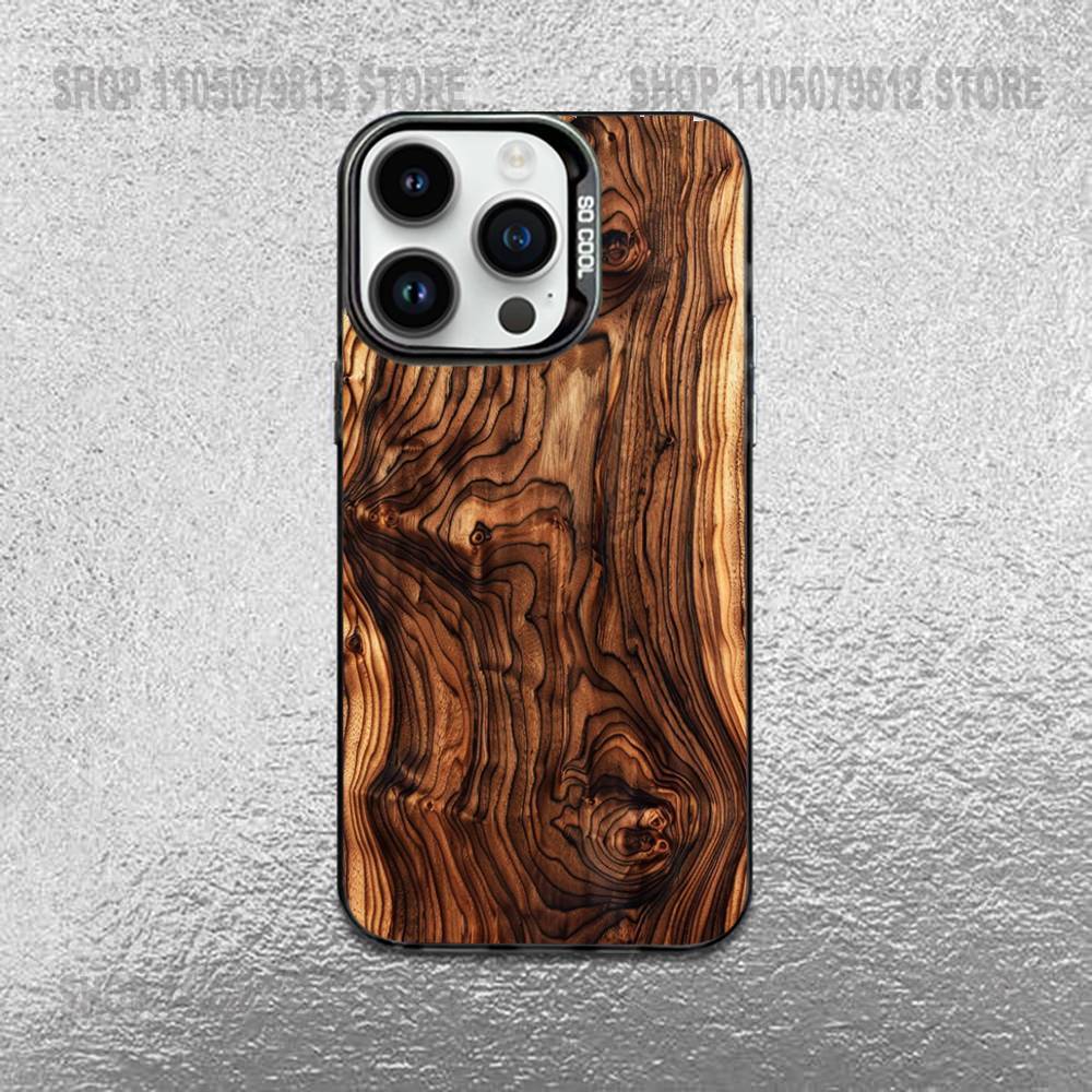 Cool N-Natural W-Wood-es Phone Case For iPhone 17,16,15,14,13,12,11 Pro Max Plus Colorful Gradient Soft TPU Black Cover