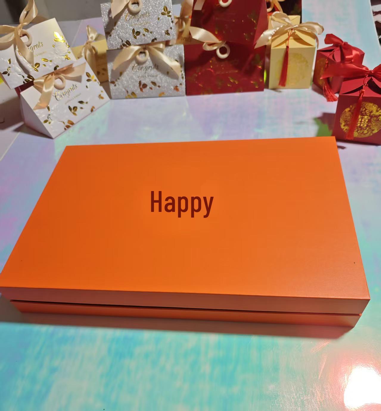 

Высококлассный красный свадебный подарочный набор: Китайская круглая подарочная коробка-веер Round Set + Red Tote