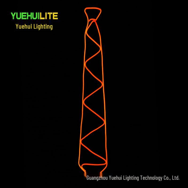 LED Glowing Party Tie for Prom, Bar, Festival, Nightclub & Waitstaff