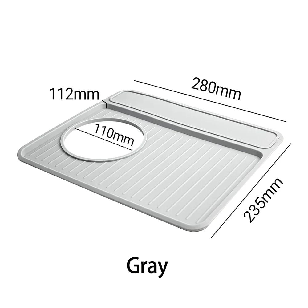 

Силиконовый кофейный коврик для эспрессо-машины Breville 870/880, верхний защитный коврик, пищевой силиконовый противоскользящий коврик для эспрессо серый