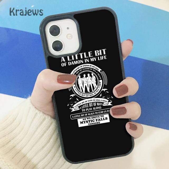 A little bit of Damon Vampire Diaries Phone Case Cover For iPhone 17 Air 16 15 14 plus 11 12 13 pro max coque Fundas