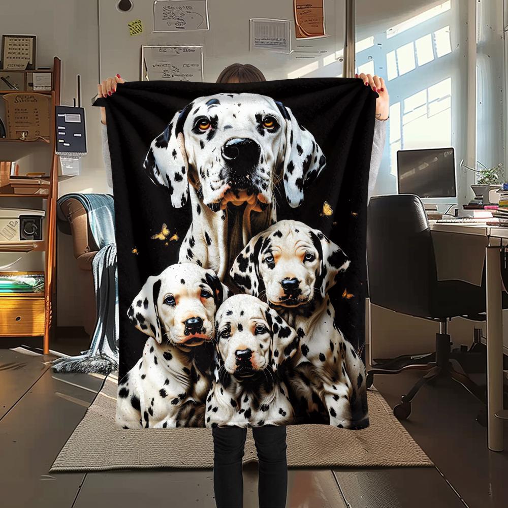 

1Pc Bison Cow Print Flannel Blanket, High quality Comfortable for All Seasons, Home Decor, Warmth and Comfort, Perfect for Christmas Gifts 80cm x 120cm