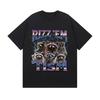 Rizz Em mit dem Tism Waschbär Lustiges Meme T-Shirt Sommer Mode Kleidung T-Shirts Lässiges Baumwoll Kurzarm T-Shirt