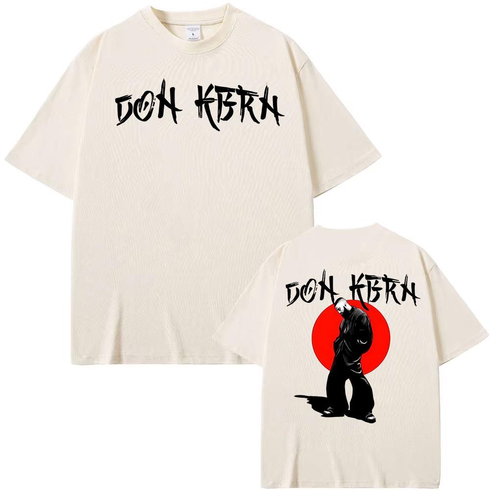 Eladio Carrion Don Kbrn Album 2025 Tour Double Sided Print T Shirts Men Women Gothic Clothes Hip Hop T-shirt 100% Cotton T Shirt
