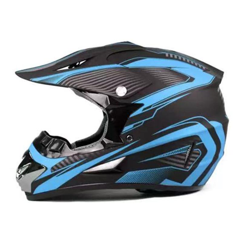 Full-face motorcycle helmet for men, suitable for go-karts, ATVs, mountain bikes, off-road riding, and downhill riding, suitable for all seasons