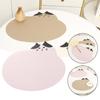 Niedliche Cartoon Katze Platzmatte Wasserdicht Hitzebeständig PU Leder Tischmatte