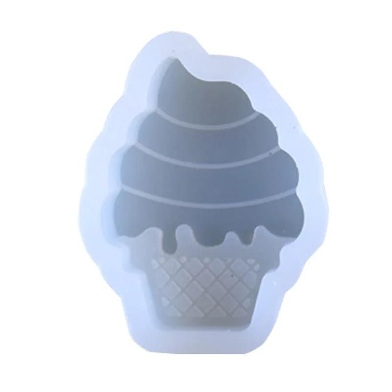 Silicone Cheese Cone Ice Cream Fondant Gum Mold Aroma Gypsum Ultra Light Clay Cake Decoration Chocolate Mold