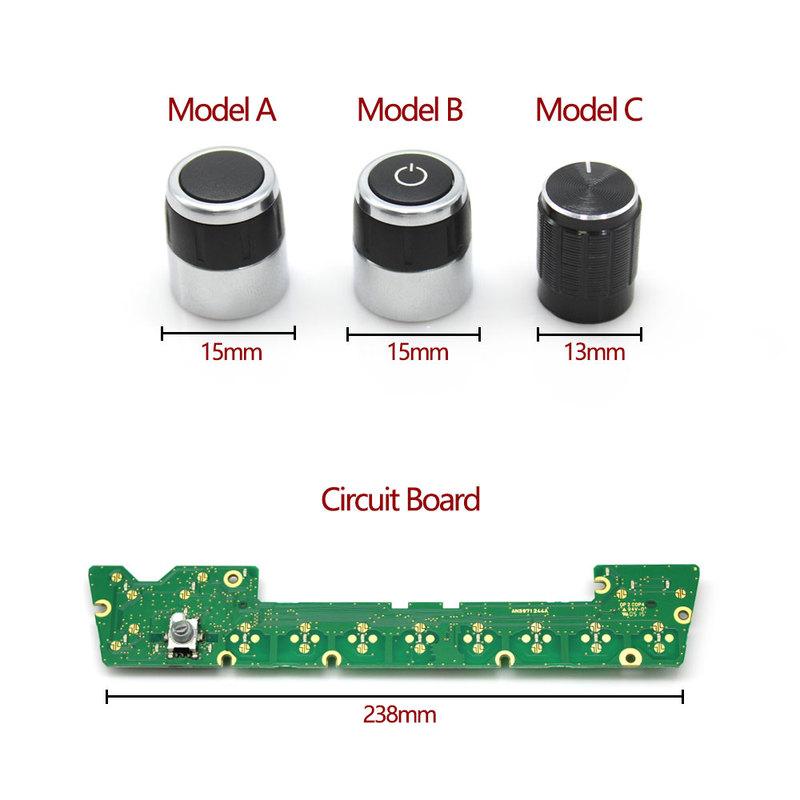 Front Dashboard Volume Radio Knob Rotary Button Switch Cover Control Circuit Board For BMW X3 X4 F25 F26 2011-2017 61319351155