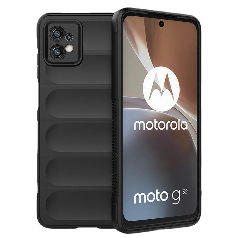 Motorola G32 Silicone Anti-Slip Protective Case, Phantom Shield, Drop-Resistant for G86