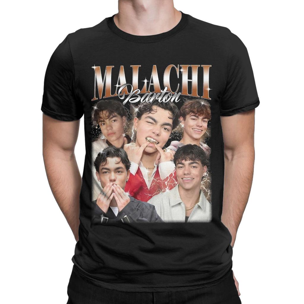 Men Vintage Malachi Barton Bootleg T Shirt 100% Cotton Clothes Casual Short Sleeve Round Neck Tee Shirt Original T-Shirt