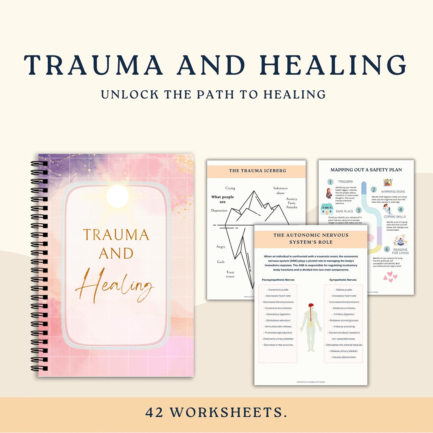 Cross-border Bestseller: Trauma and Healing Workbook, 42 Pages Other