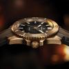 Venezianico NEREIDE BRONS 4521555 Automatisch 30 ATM Water Bestendig Koperen Bronzen Kast en Ring - Horloge, 2 Jaar Garantie, Uurwerk, 42mm, Bestendig,