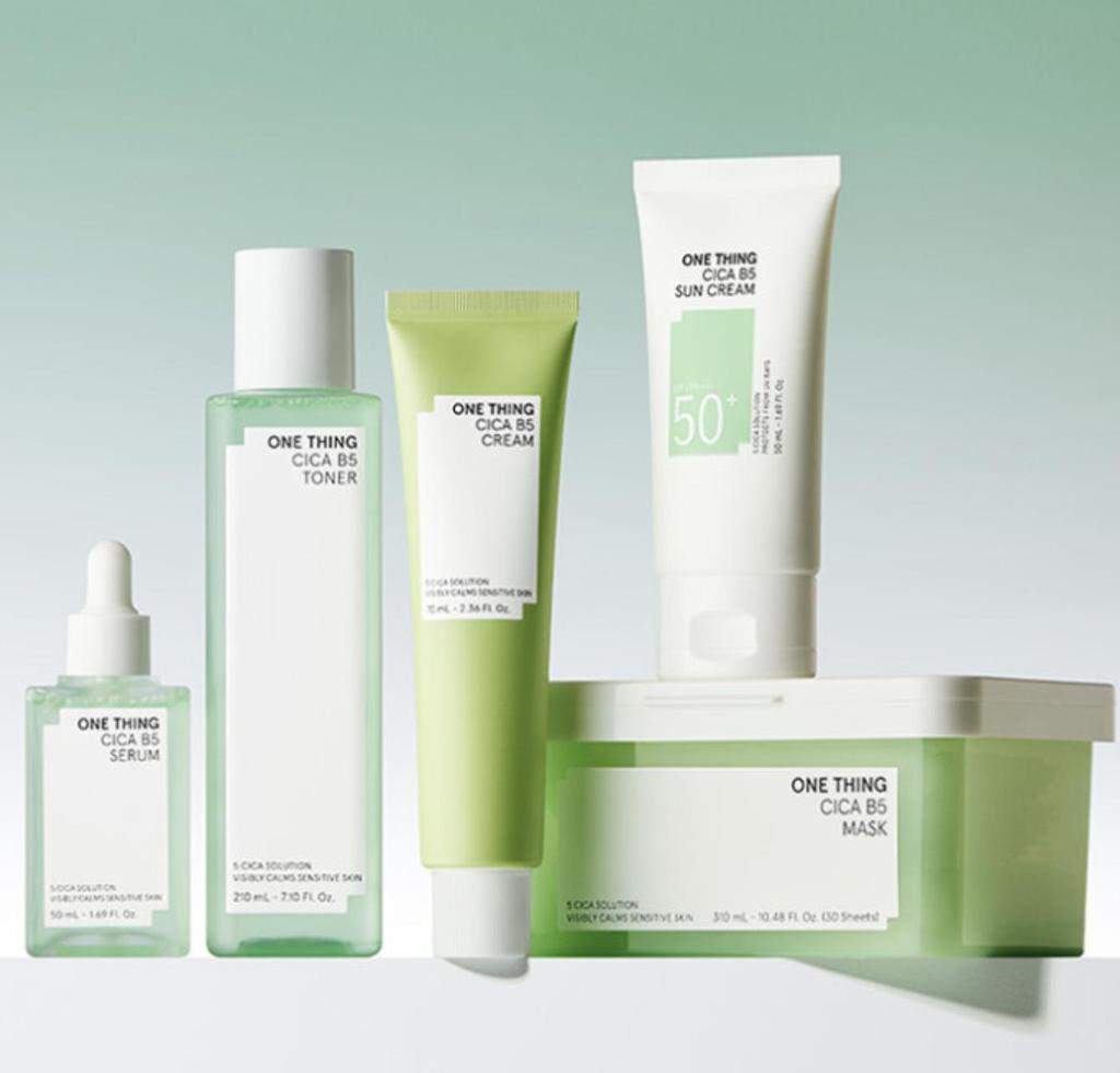 ONE THING Cica B5 Serum Soothing Hydrating 50ml + Mini Toner 30ml Set