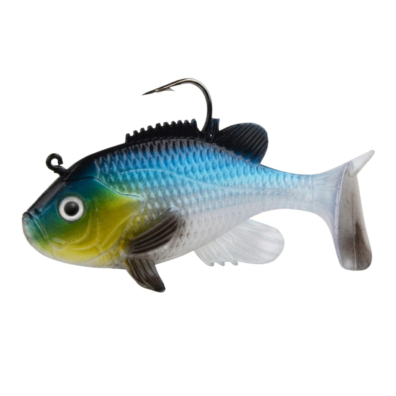 

Soft Bait Fishing Lure with Hook 21g Imitation Fish Shape Lifelike Soft Plastic Bait for Freshwater and Saltwater Fishing Southeast Asia Style one size