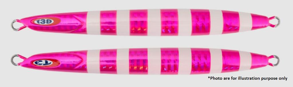 Jackall Metal Jig Anchovy Type 3 Flutter 250 Grams Pink G (0194)