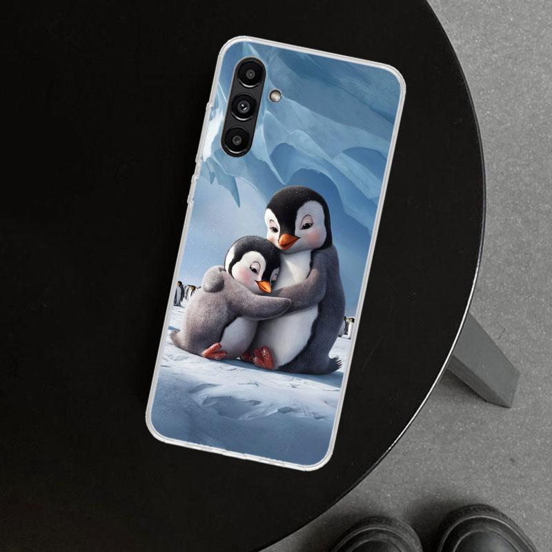 Pinguine Liebe am Nordpol Handyhülle Cover für Samsung Galaxy A17 A16 A26 A36 A56 A57 A37 A15 A25 A35 A55 A14 A24 A34 A54