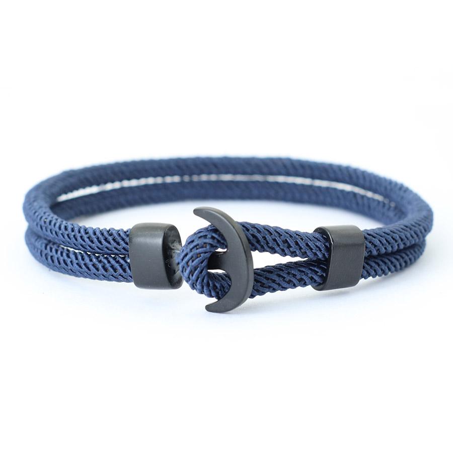 Neues Einzigartiges Ankerarmband Für Männer A-Qualität 4mm Schnurarmband 7 Farben Verfügbar Keine Verformung Kein Pilling Perfektes Geschenk Für Ihn