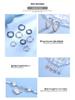 SHIAI S925 Sterling Silver Peace Lock Fu Character Retro Clavicle Chain Pendant